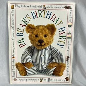 P.B. Bear's Birthday Party by Lee Davis (1994, Hardcover) EXCELLENT CONDITION